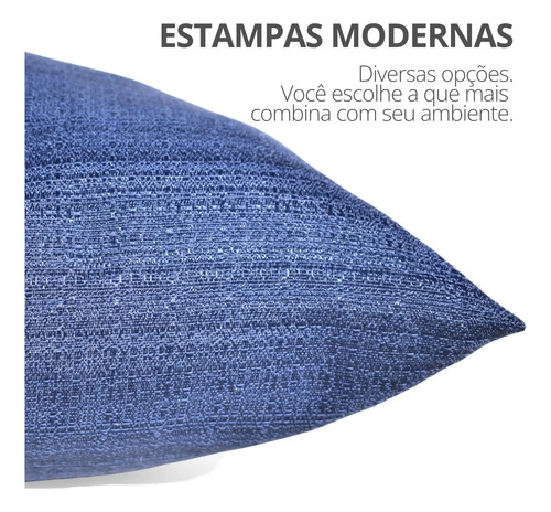 Capas de Almofada Decorativas 45x45 — Kit com 5 Peças