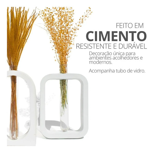 D_687023-MLB82249334375_022025-O.jpg Vasos Decorativos de Cimento Branco Retangular com Janela