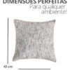 Capas de Almofada Decorativas para Sofá — Kit com 6 peças