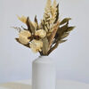 Arranjo De Flores Secas Decorativo Vaso Garrafa Cilíndrico