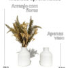 D_711528-MLB108302755076_032026-O.jpg Arranjo de Flores Secas em Vaso de Cimento — Par Vintage