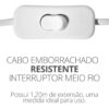 Abajur Prisma Translúcido com Lâmpada LED Inclusa