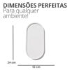D_728687-MLB91019967681_082025-O.jpg Bandeja Oval de Cimento Artesanal Branco para Decoração
