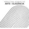 D_730754-MLB91036071733_082025-O.jpg Bandeja Decorativa de Cimento Branco Arco com Listras