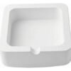 Cinzeiro de Cimento Branco Artesanal — Aleta Design