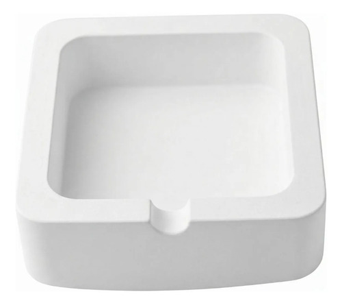 Cinzeiro de Cimento Branco Artesanal — Aleta Design