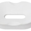 Saboneteira Oval de Cimento Branco para Banheiro