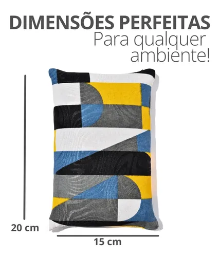 Peso de Porta Decorativo em Formato de Almofada — Estampas Diversas