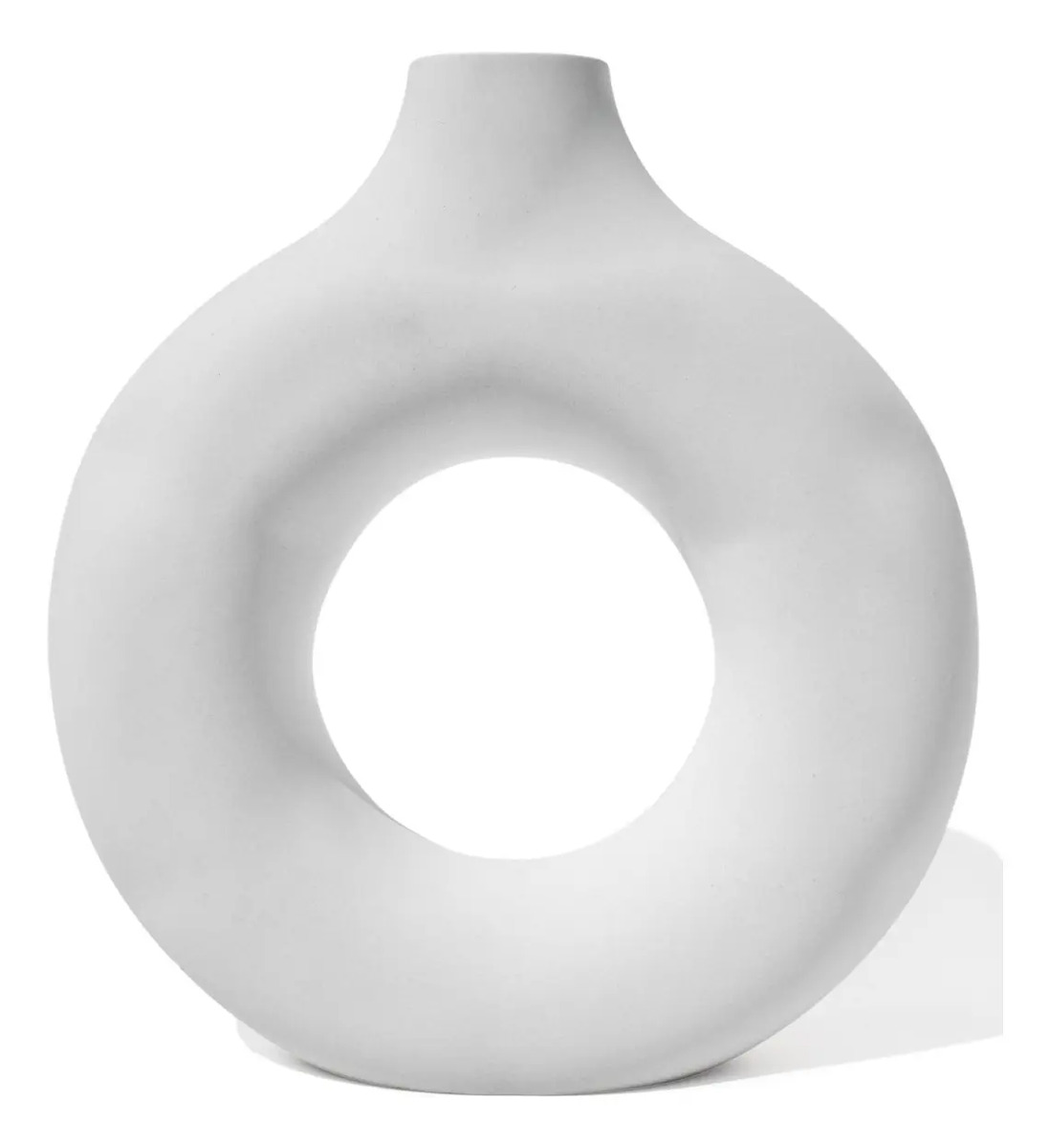 Arranjo de Flores Secas com Vaso de Cimento Lua