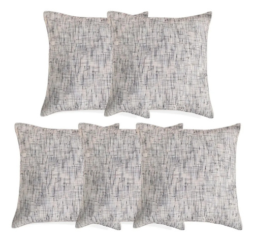Capas de Almofada Decorativas 45x45 — Kit com 5 Peças