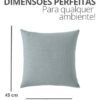 Capas de Almofada Decorativas para Sofá — Kit com 4 peças