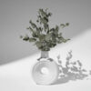 D_763549-MLB111046315365_042026-O.jpg Arranjo de Flores Secas em Vaso de Cimento Solitário Sol