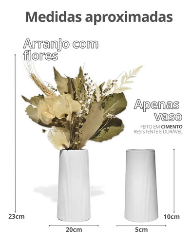 D_764717-MLB90074106366_082025-O.jpg Arranjo de Flores Secas em Vaso de Cimento Listras