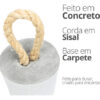 D_765906-MLB82326427376_022025-O.jpg Calço de Porta em Concreto Redondo Fosco — Kit com 3 Peças