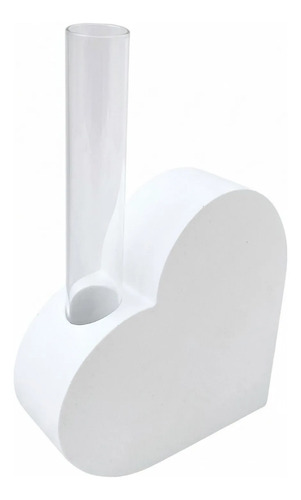 D_774066-MLB109636992686_042026-O.jpg Vaso Solitário Hidropônico Coração em Cimento Branco Egípcio