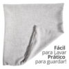 Capas de Almofada Decorativa Cor Deserto — Kit com 3