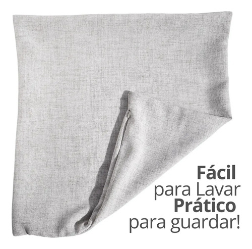 Capas de Almofada Decorativa Cor Deserto — Kit com 3