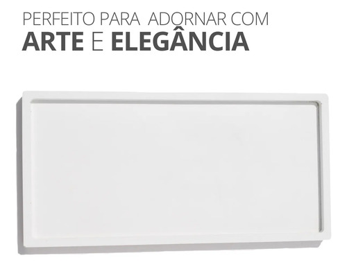 D_782640-MLB91025939873_082025-O.jpg Bandeja de Cimento Branco Retangular Artesanal Aleta