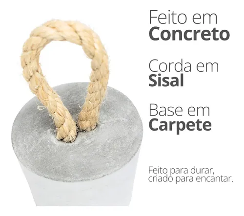 D_787909-MLB82328219808_022025-O.webp Peso de Porta de Concreto Redondo Fosco — Kit com 4 Peças
