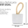 Peso de Porta de Concreto Quadrado Aleta — Kit com 5 Peças