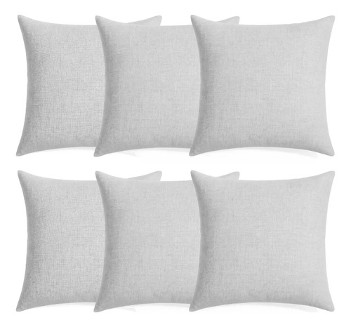 Capas de Almofada Decorativas para Sofá — Kit com 6 peças