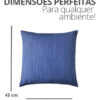 Capas de Almofada Decorativas para Sofá — Kit com 4 peças