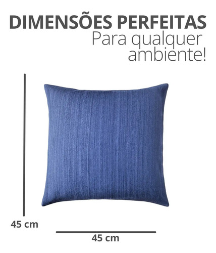 Capas de Almofada Decorativas para Sofá — Kit com 6 peças