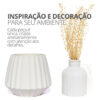 Vaso Decorativo de Cimento Kit com 2 Peças — Diamante e Mini Garrafa