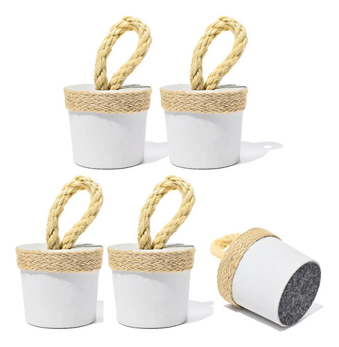 D_817604-MLB88768065380_082025-O.jpg Calço de Porta em Cimento com Faixa de Sisal — Kit com 5