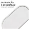 D_817987-MLB90631736346_082025-O-1.jpg Bandeja Oval de Cimento Artesanal Branco para Decoração