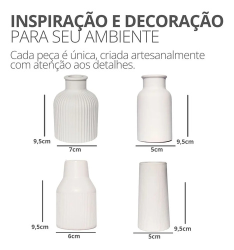 D_821848-MLB82247898995_022025-O.jpg Vasos Decorativos em Conjunto com 4 Peças — Aleta