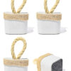 D_824088-MLB89870653125_082025-O.jpg Calço de Porta em Concreto Cinza com Faixa de Sisal — Kit 4