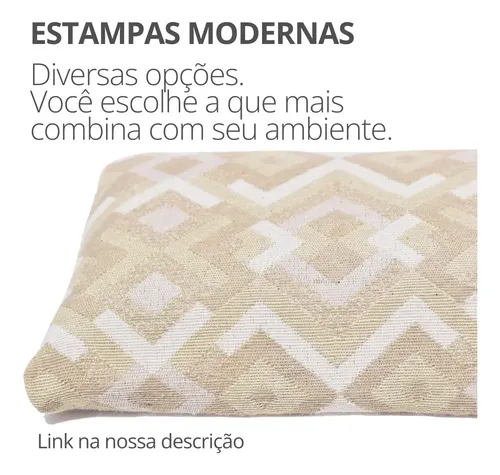Peso de Porta Decorativo em Formato de Almofada — Estampas Diversas