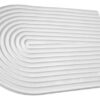 D_832730-MLB90648221476_082025-O.jpg Bandeja Decorativa de Cimento Branco Arco com Listras