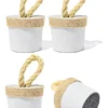 Peso de Porta de Concreto Artesanal — Kit com 4 Unidades