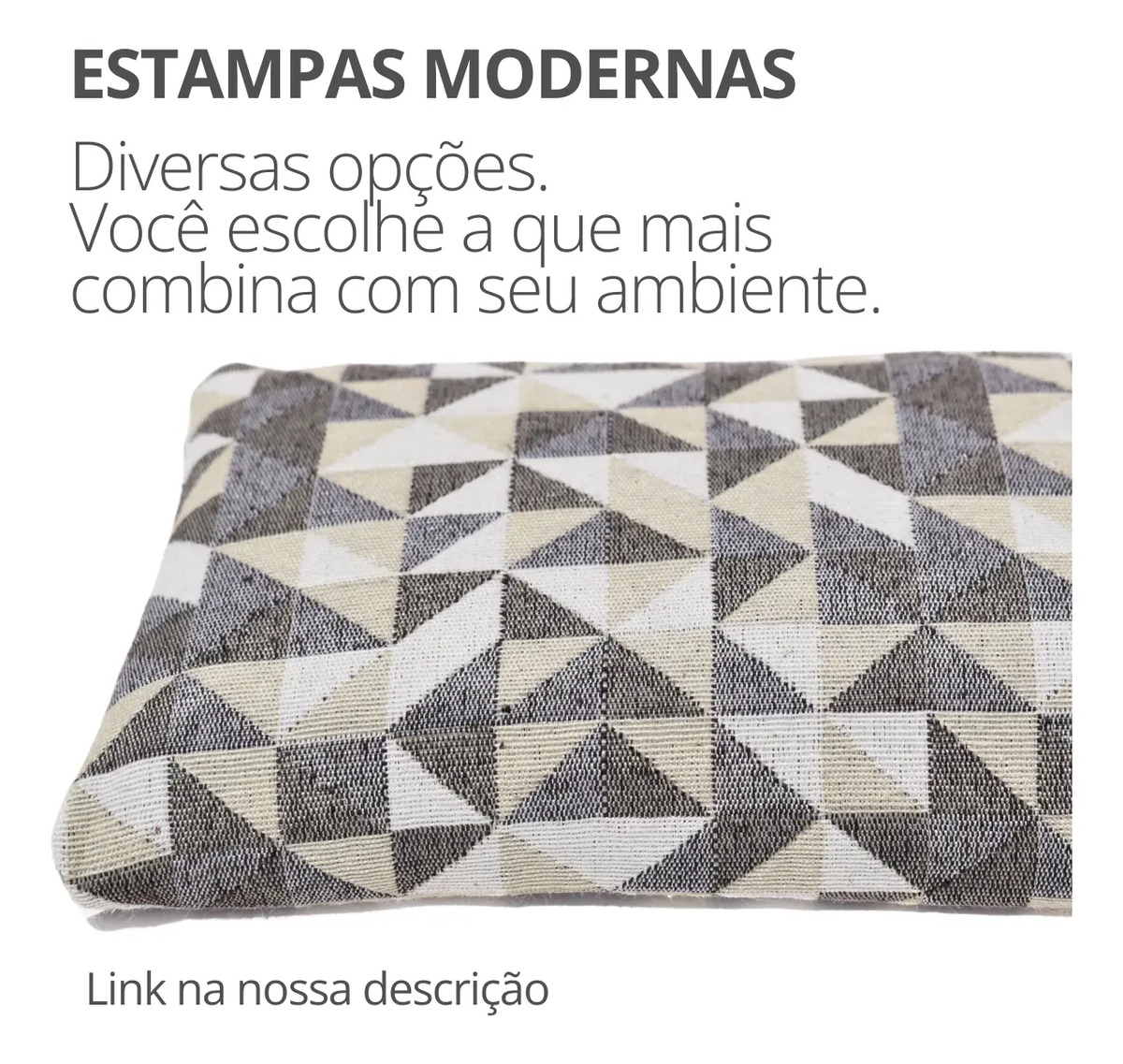 Peso de Porta Decorativo em Formato de Almofada — Estampas Diversas