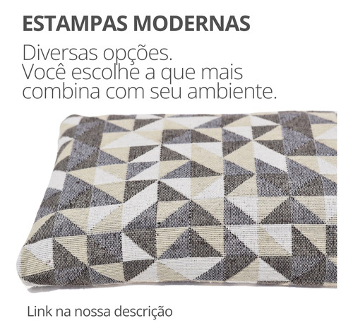 Peso de Porta Decorativo em Formato de Almofada — Estampas Diversas