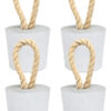 D_860964-MLB88973126384_082025-O.jpg Peso de Porta de Concreto Redondo Fosco — Kit com 4 Peças