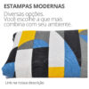 Peso de Porta Decorativo em Formato de Almofada — Estampas Diversas