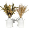 D_884201-MLB109094786143_032026-O.jpg Arranjo de Flores Secas em Vaso de Cimento — Par Vintage