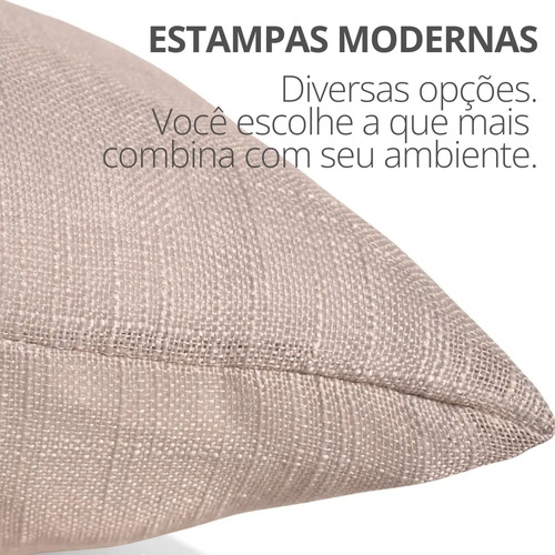 Capas de Almofada Decorativas 45x45 — Kit com 5 Peças