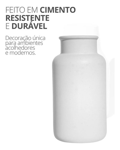 D_897260-MLB109589938874_042026-O.jpg Arranjo de Flores Secas em Vaso de Cimento Garrafa Lisa