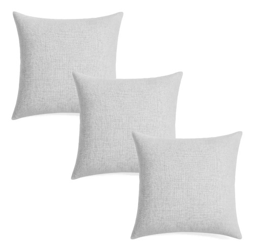 Capas de Almofada Decorativa Cor Deserto — Kit com 3