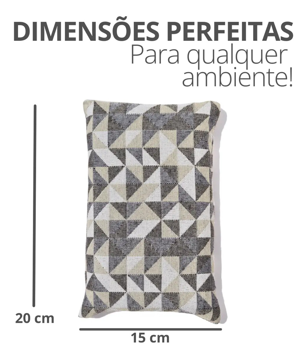 Peso de Porta Decorativo em Formato de Almofada — Estampas Diversas