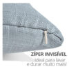 Capas de Almofada Decorativas 45x45 — Kit com 5 Peças