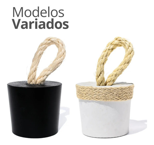 D_927562-MLB81965403526_022025-O.jpg Peso de Porta em Concreto com Alça de Sisal Redondo