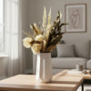 D_928407-MLB93430542672_092025-O.jpg Arranjo de Flores Secas em Vaso de Cimento com Relevo Losangos