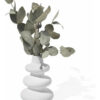 Arranjo de Flores Secas em Vaso Flow 19cm de Cimento
