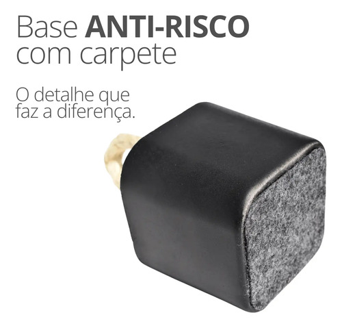 Calço de Porta em Concreto Quadrado Fosco — Aleta