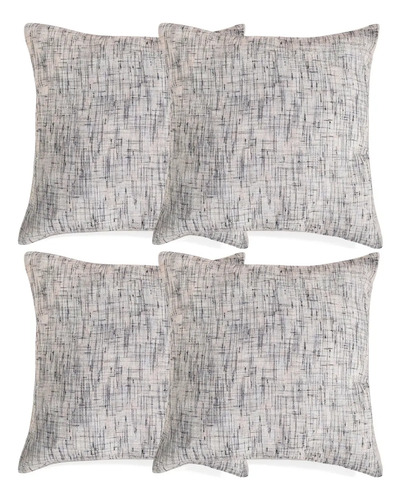 Capas de Almofada Decorativas para Sofá — Kit com 4 peças